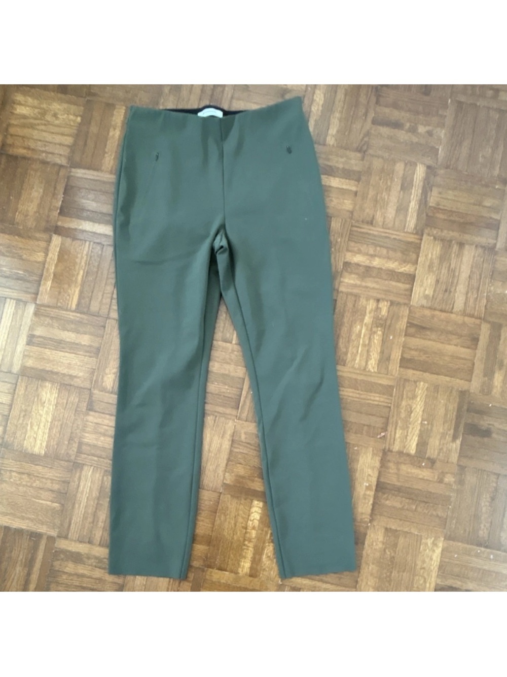 Woman’s Olive Green Stretch Dress Pants